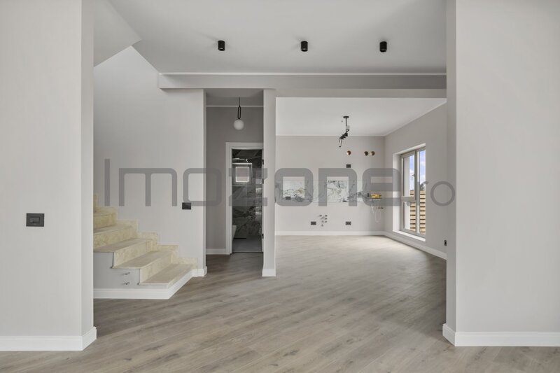 Otopeni, vila individuala - P+1, 4 camere,  3 dormitoare, 3 bai, 131 mp utili, teren 350 mp